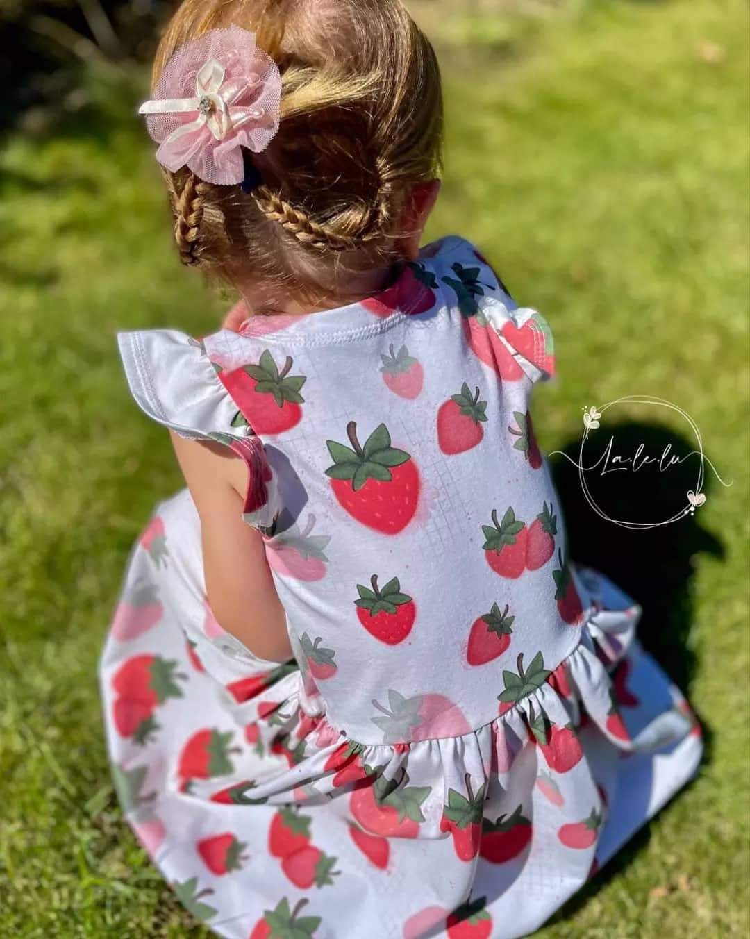 Erdbeere Stoff Eigenproduktion